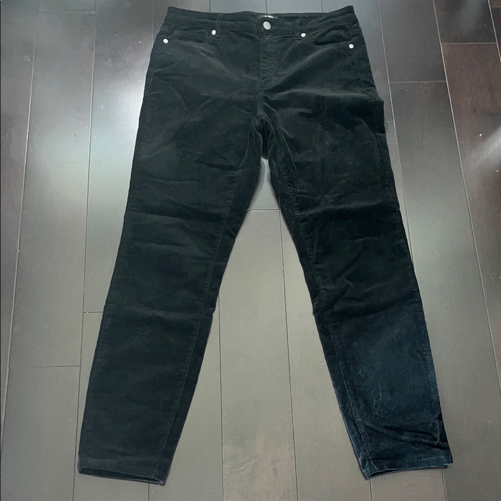 Well Worn Black Straight Leg Pants